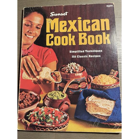 Lot 3 Sunset Mexican Cook Book Paperbacks Vintage 1969–1990 Classic Recipes - Picture 5 of 10